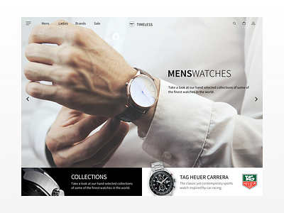 Watch Store ecommerce mobile principle shopping watch