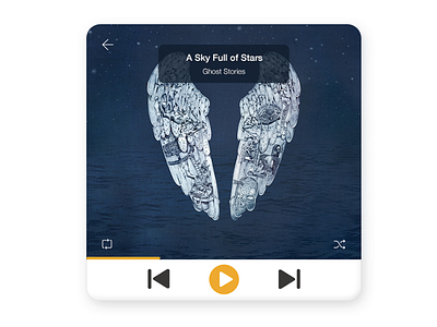 Music Player concept ui