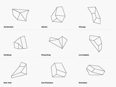 Flexport offices_direction 3 black cities graphic white