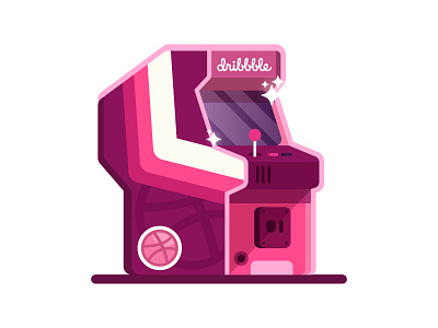 Playoff! Arcade arcade dribbble free giveaway playoff sticker stickermule stickers