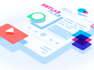 UI Elements blue boylab buttons design elements page pink ui ui elements user interface ux