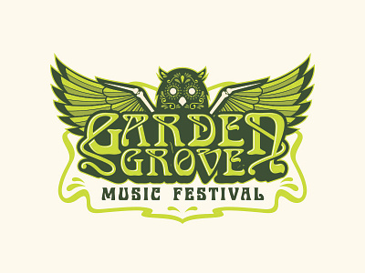 Garden Groove Music Festival green music music festival owl