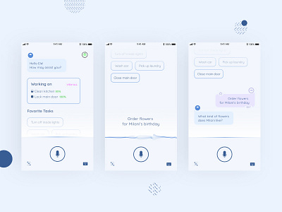 Personal Robot ai app daily ix robot ui voice