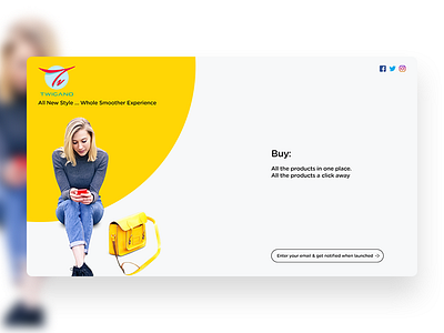 landing Page fashion landing model page twigano