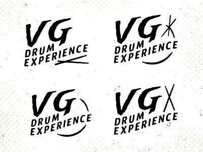 VG Drum Experience drums drumstick experience logo moon music