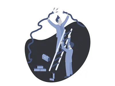 404 Error Illustration 404 design desktop illustration maintence mobile vector