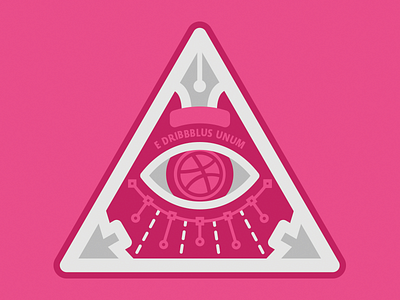 Invitation Only club dribbble eye illuminati occult pen secret