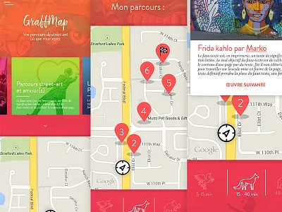 Graffmap design interface interface