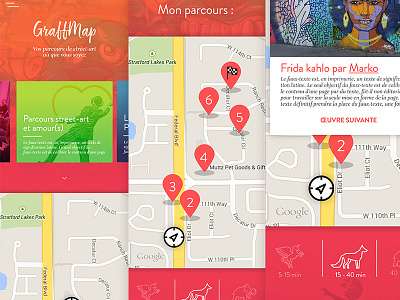 Graffmap design interface interface