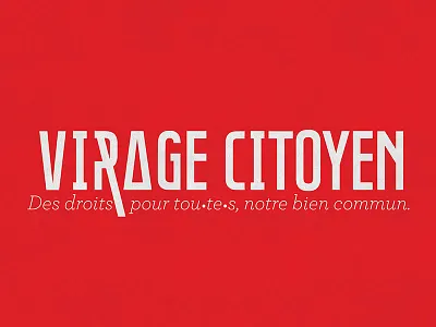 Virage Citoyen logotype citoyen logotype virage