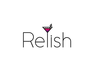 Relish Branding advertising branding cocktail design graphic design icon illustration logo love marketing relish sketch