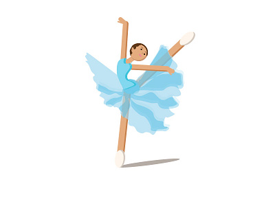 Ballerina ballerina dancing illustration