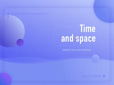 UI-Color matching color practice space
