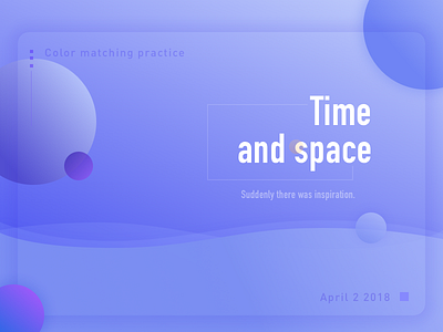 UI-Color matching color practice space