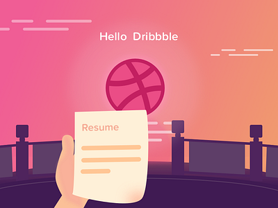 Dribbble dribbble hello