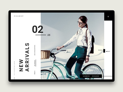 Fashion Shop Explorations design dribbble grid inspiration off grid themeforest web design website website design