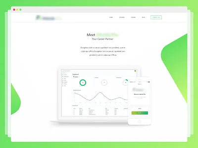 Event management app landing page landing page mobile app landing uiux web design