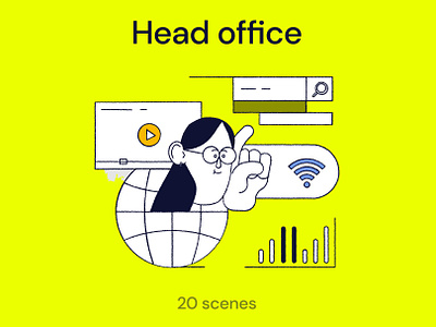 Head Office Illustrations