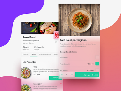 On-demand delivery app app delivery food restaurant ui