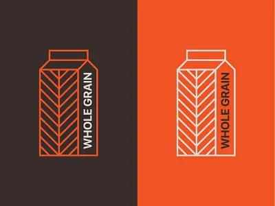 Whole Grain Icon barley beverage carton grain icon logo milk packaging rice symbol wheat whole grain
