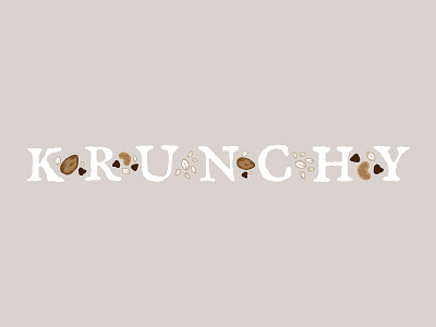 Daily Logo 21/50 - Granola Brand brand crunchy daily logo challenge granola logo nuts