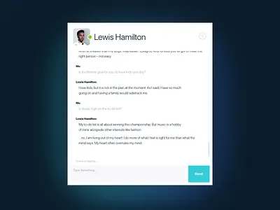 Direct Message UI Task 012 app daily ui dailyui message minimal