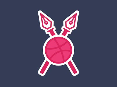 The creative battleground art creativity dribbble fighter pen war warrior