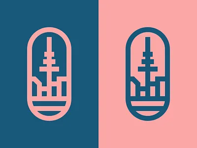 Small Kiel branding city design figma icon illustration kiel logo mark minimal simple skyline