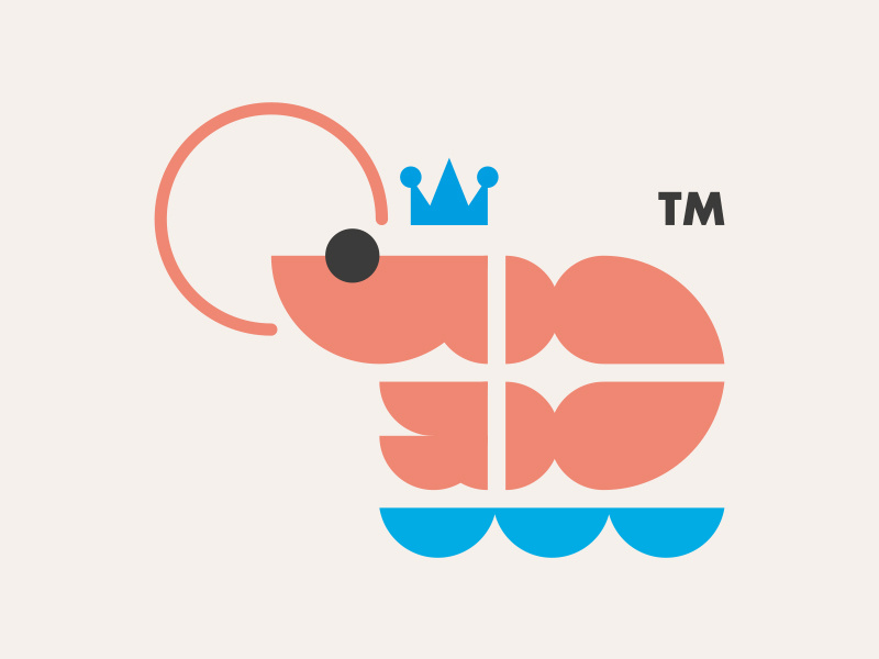 Example of KING PRAWNS // LOGO DESIGN //
