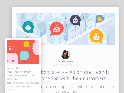 Chatbots blog post chatbots customer service product design software ux