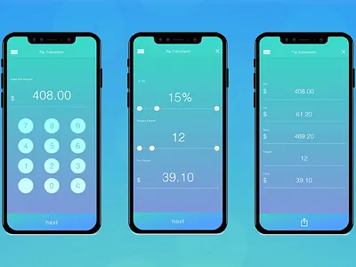 DailyUI challenge 004 - Calculator