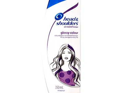 Head & Shoulders Limited Edition Shampoo Bottle hand drawing illustration packaging design vector illustration