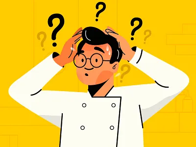 PARED 2 chef head illustration problems worried