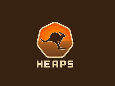 19/50 Kangaroo australia challenge dailylogo dailylogochallenge design kangaroo logo