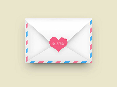 hello,dribbble letter