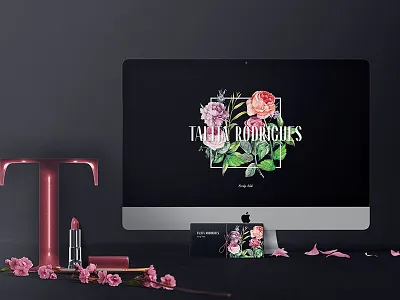 Talita Rodrigues Beauty Artist apparel design beauty beauty artist brand design brand identity brand strategy branding floral shirt