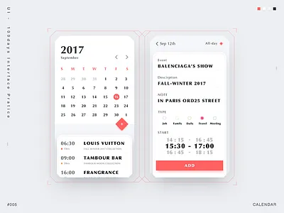 Practice-005/100_Calendar ui