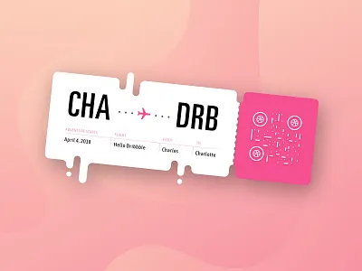 First Shot 🎉 design first shot invitation ticket