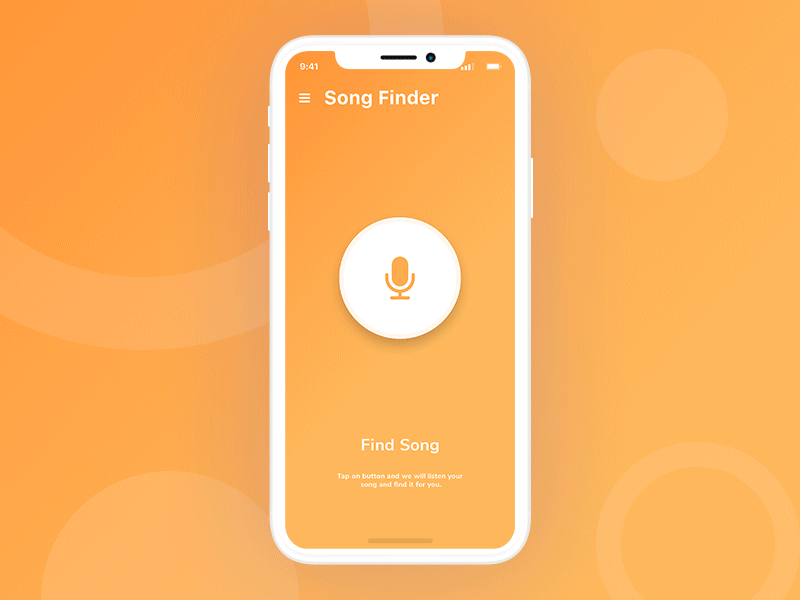 Song Finder App UI & Animation animation design finder gif ios iphonex pandya pixel pixelpandya song ui ux