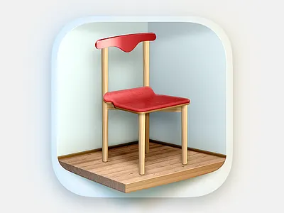 Chair Icon chair fabric icon photosohp red room white wood