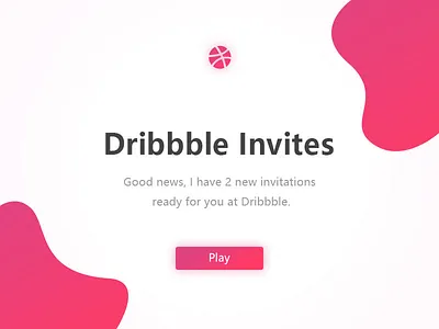 2 Dribbble invite dribbble invitation invite invites players