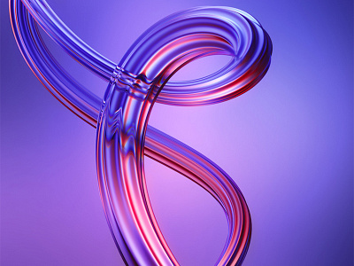 B is for bending 36days b 36daysoftype abstract art colorhype digital houdinifx letters photoshop redshift