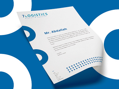 7Logistics - Dispatch Service brand branding design dispatch graphicdesign logo logodesign service shiping stationery type