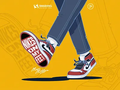 Smashing April - Nikes On My Feet april nike smashing magazine sneakers song spring yellow