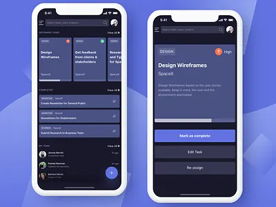 Task Manager app design ios manager mobile task ui ux