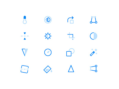 Free Photo Edit Icons set clean free freebie iconfree iconography icons iconset outline symbol ui uiux vector