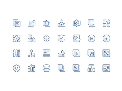 icons for company blue cloud data game icon list money music pc safe upload video