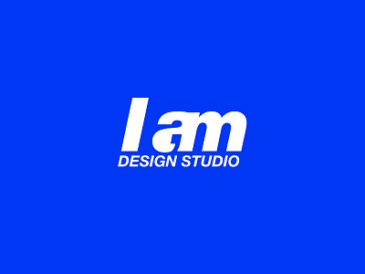 IAM blue branding design iam logo onlyfuckingdesign russia studio