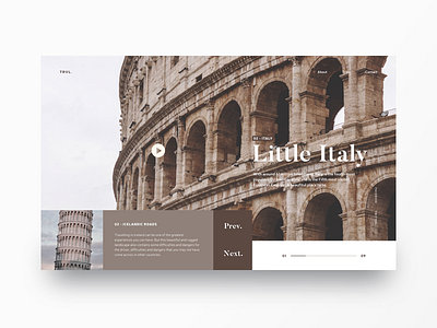 Travel UI Concept - Part 2 anding page dailyweb design l landing travel travel website ui ux webdesign website