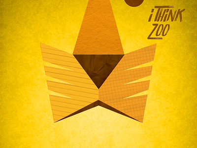 I Think Zoo Lion ad concept illustration lion